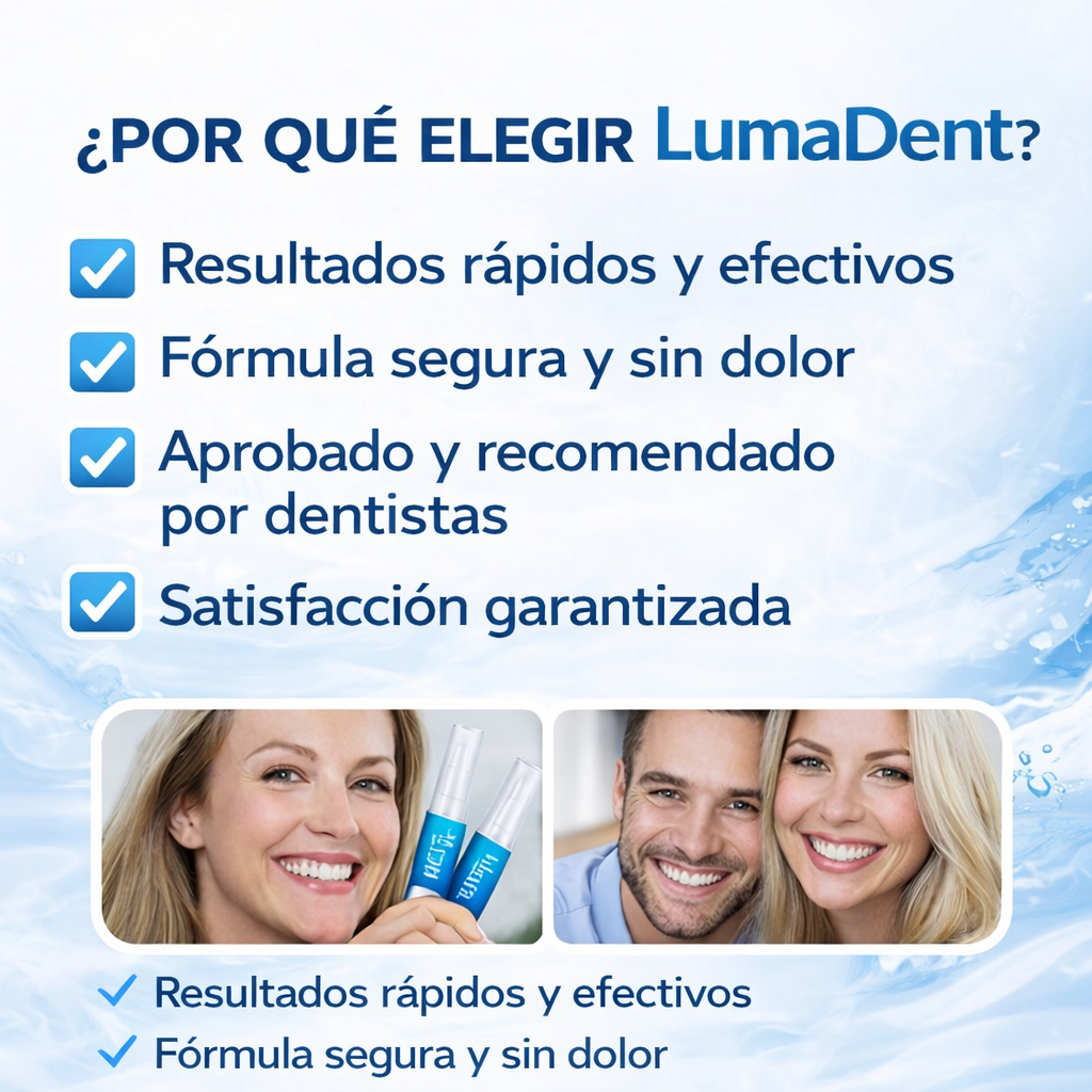 LumaDent™ Lápiz Blanqueador de Dientes - Sonrisa Blanca en Casa